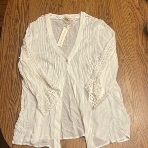 Love Stitch 3/4 Sleeve Rayon Blouse